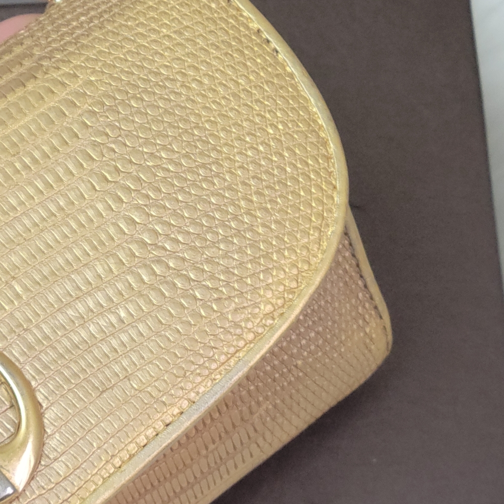 100% Authentic GUCCI LEATHER Double G Continental Wallet - Picture 5 of 16